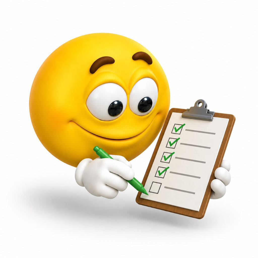 Preview of EmotiGuy Checklist almost Done