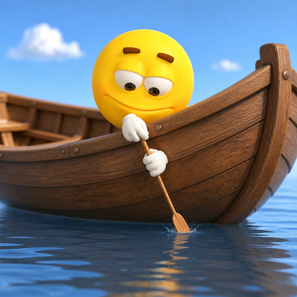 Preview of EmotiGuy Big Boat Tiny Oar