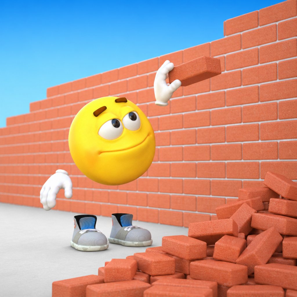 Preview of EmotiGuy Building a Wall