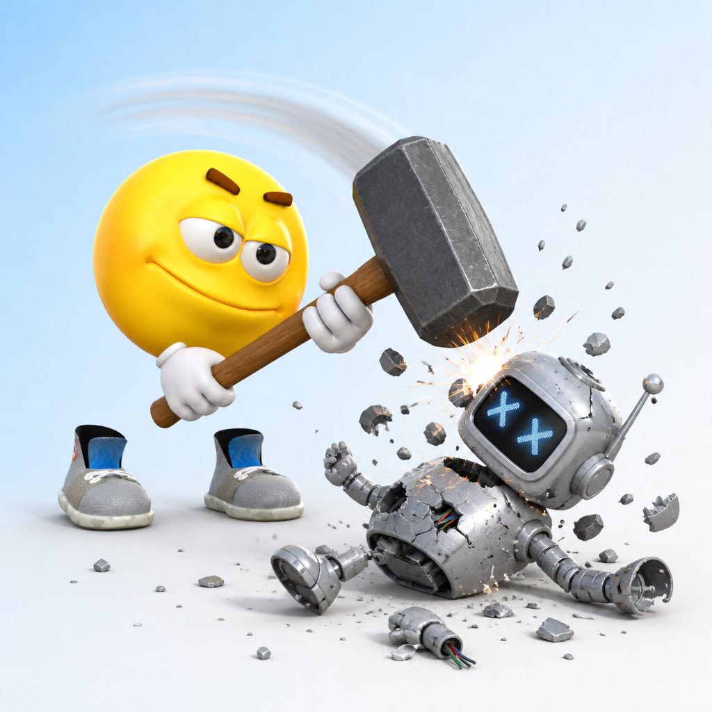 Preview of EmotiGuy Destroying a Bot