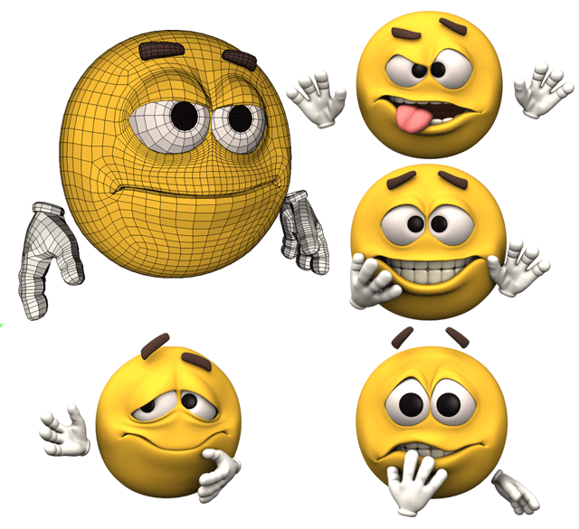 The earliest version of EmotiGuy