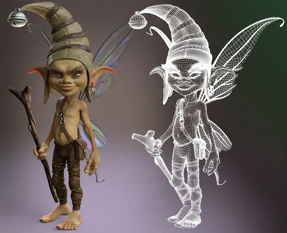 3D Universe hero render