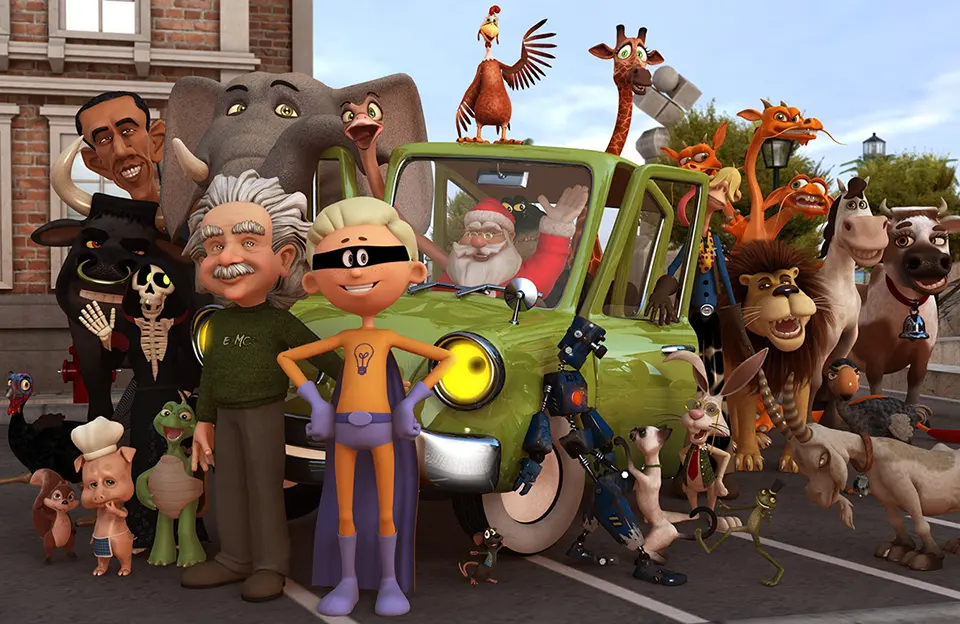 3D Universe hero render