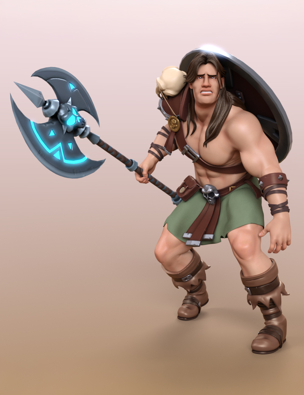 Cartoon Barbarian