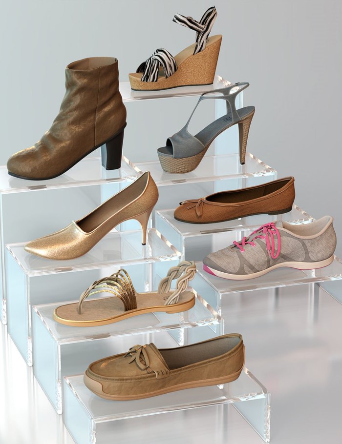 Shoe Closet 01 for Genesis 8 Females