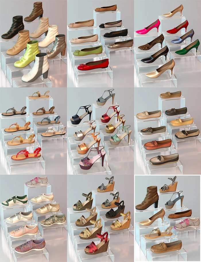 Texture Pack for Shoe Closet 01 for Genesis 8 Females