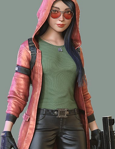 3DU Little Red for Genesis 9 Feminine