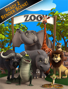 At the Zoo Ready to Render