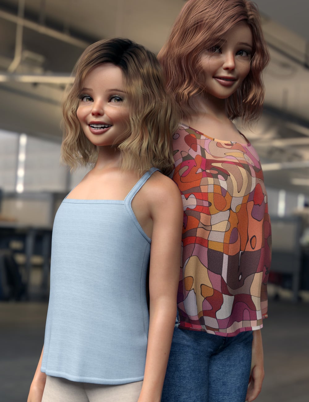 Brynn Character, Hair and Expressions for Genesis 8 Female(s)