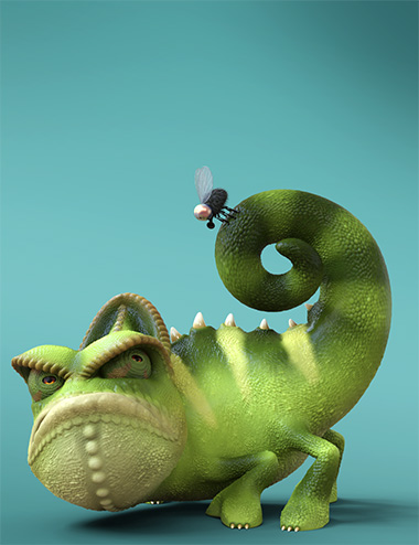 Cartoon Chameleon