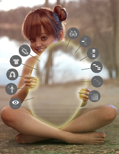 Daz Studio 4 Scene Tools Set 1