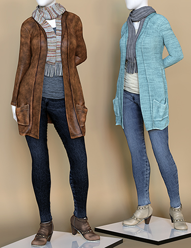 Everyday 01 dForce Clothing Set for Genesis 8 Female