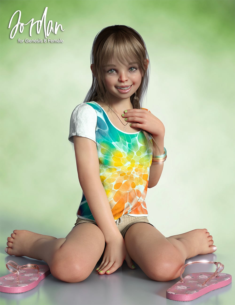 Jordan dForce Clothing and Accessories for Genesis 8 Females