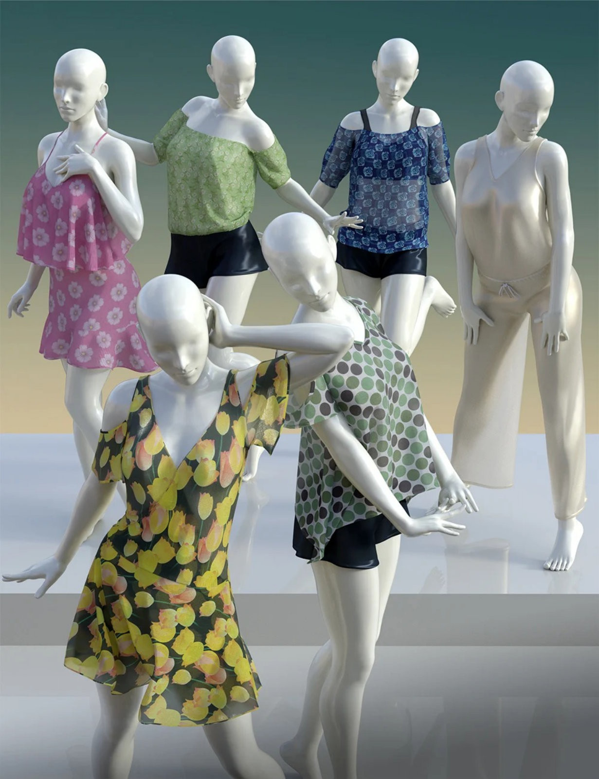 dForce Clothing Set for Genesis 8 Female
