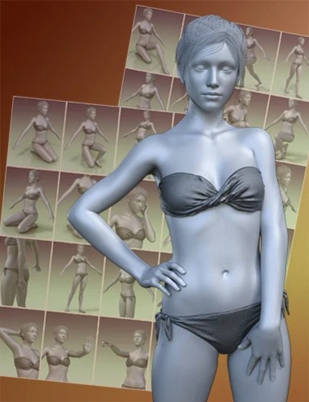Pose Architect Add-on Pack 1 for Genesis 8 Female