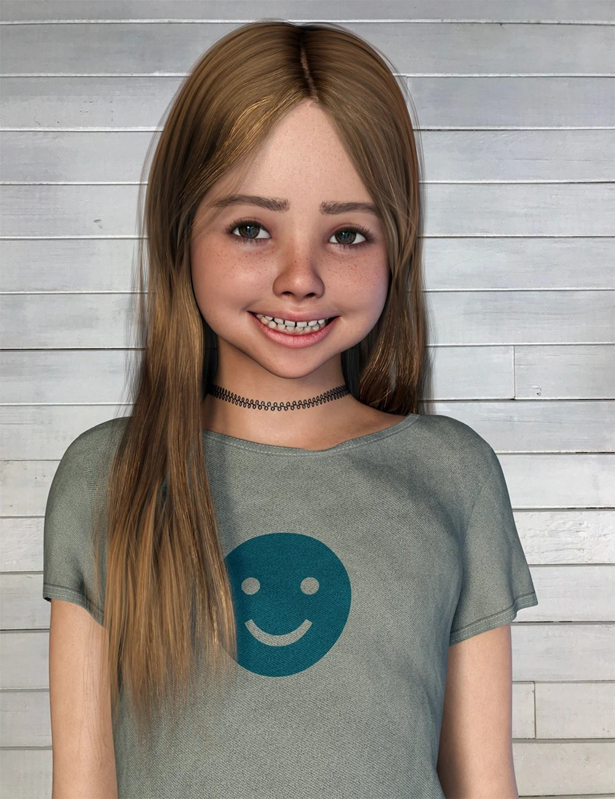 Brooklyn dForce Hair for Genesis 9