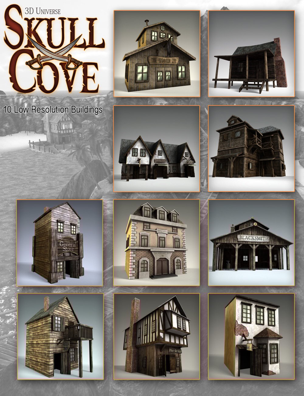 Skull Cove Buildings