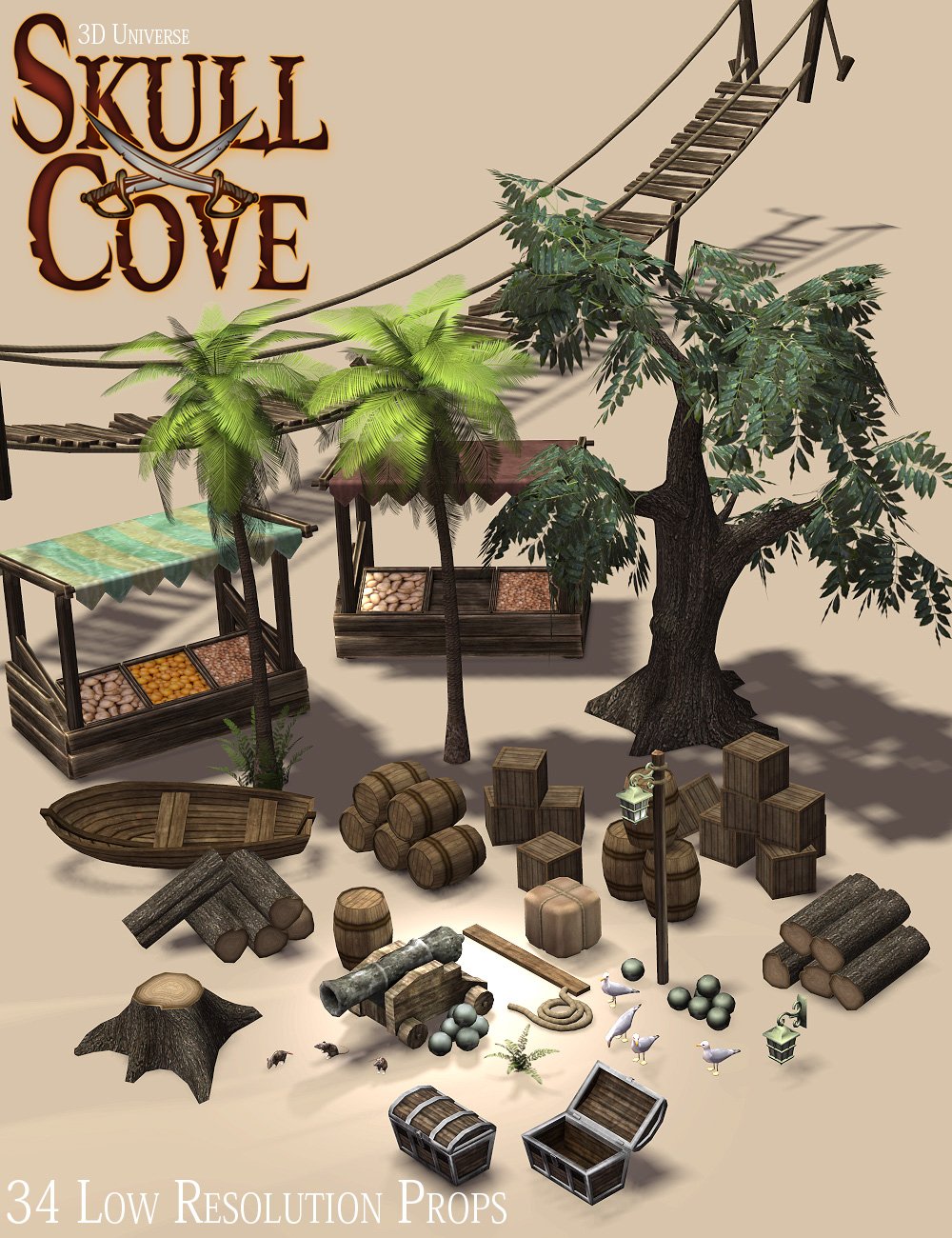 Skull Cove Props