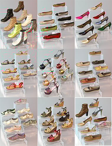 Texture Pack for Shoe Closet 01 for Genesis 8 Females