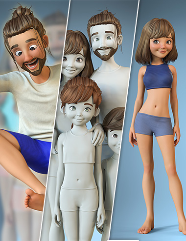 Toon Generations 9 Bundle for Genesis 9