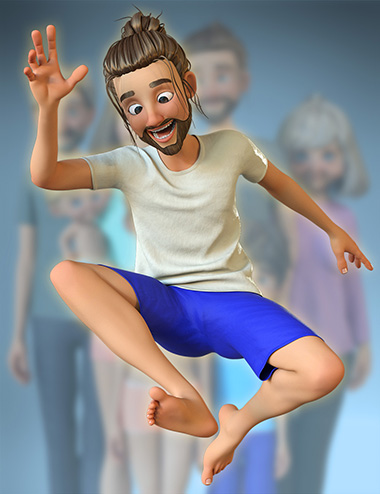 Toon Generations 9 Character for Genesis 9